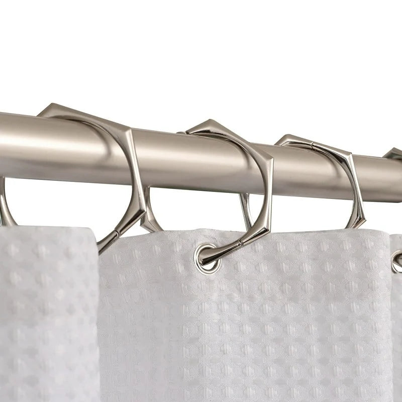 Utopia Alley Adjustable 72-Inch Shower Curtain Tension Rod - Rust-Proof Aluminum with Rubber End Cap, No Drill Installation