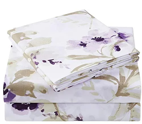 Brushed Microfiber Hypoallergenic 4 pcs Bedsheet Set
