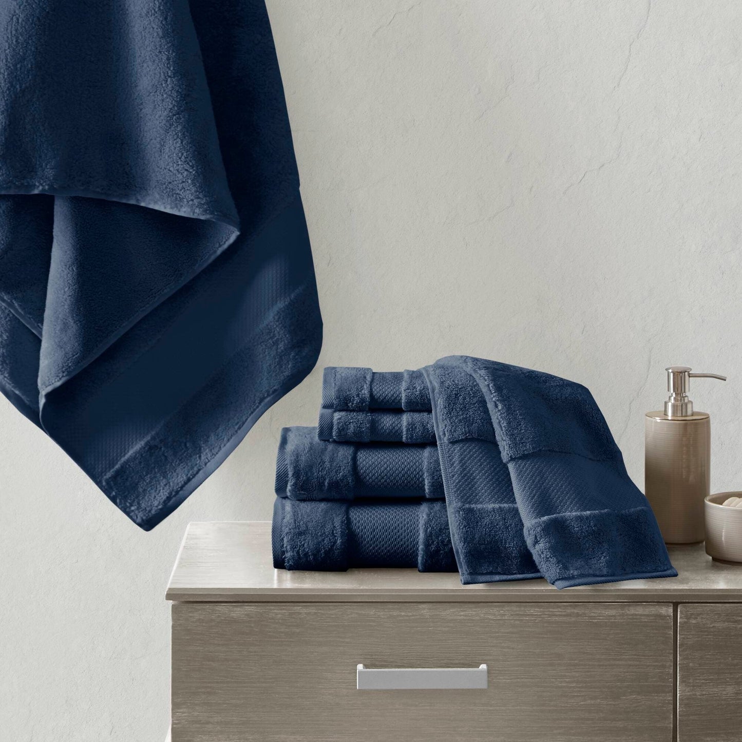 Madison Park Signature Turkish Cotton 6-piece Bath Towel Set