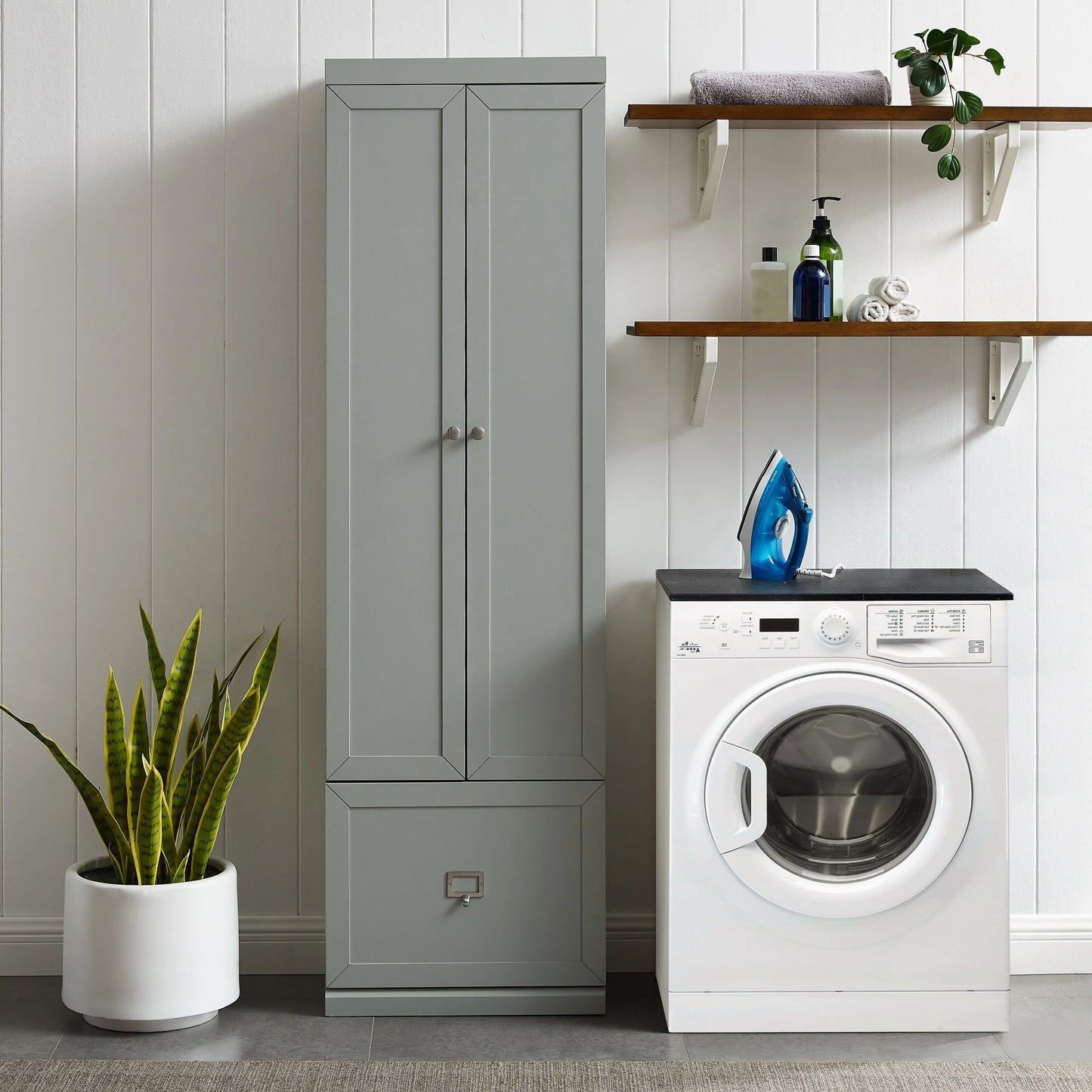 Crosley Harper Convertible Pantry Closet - 12.5" x 22" x 74"