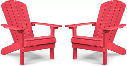 Adirondack Chair ,Patio Chairs 5 Steps Easy Installation,Widely Used in Outdoor, Fire Pit, Deck, Outside, Garden, Campfire Chairs