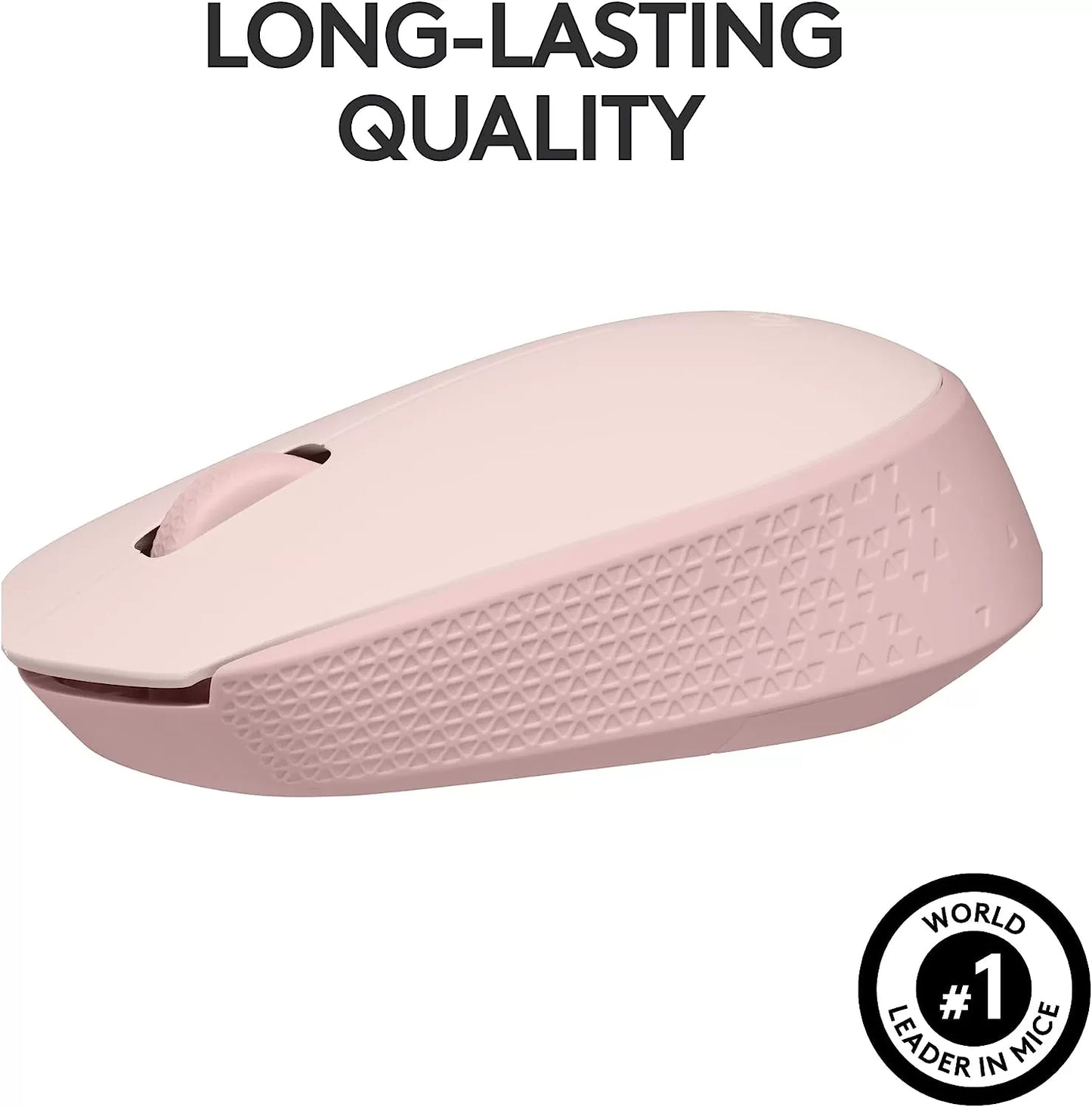 Logitech M170 Wireless Mouse for PC, Mac, Laptop, 2.4 GHz with USB Mini Receiver, Optical Tracking, 12-Months Battery Life, Ambidextrous - Blue Grey