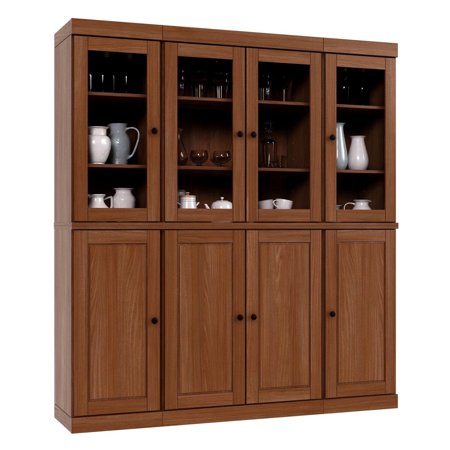 100% Solid Wood 65" Kitchen China Pantry Buffet by Palace Imports - 65" x 71.5"