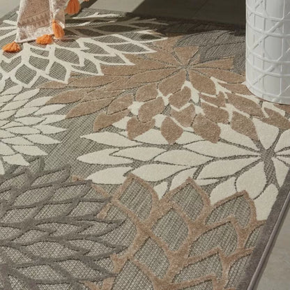 Miraloma Green/Red/Orange Indoor/Outdoor Rug