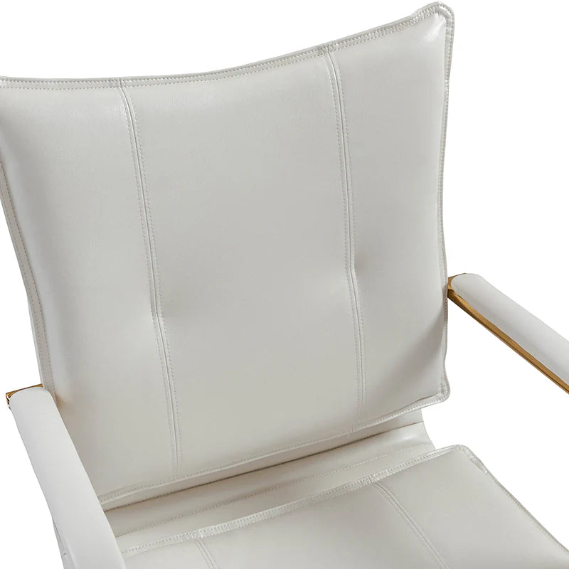 Michele Vegan Leather Task Accent Chair