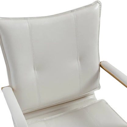 Michele Vegan Leather Task Accent Chair