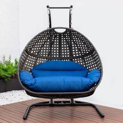 Double Swing Chair with Stand