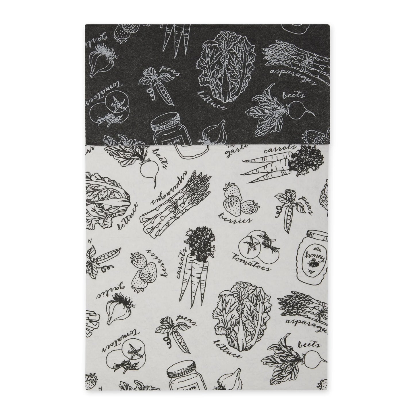 DII Nautical Blue Market Print Fridge Liner (Set of 6)