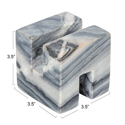 Contemporary Marble Cookbook Stand