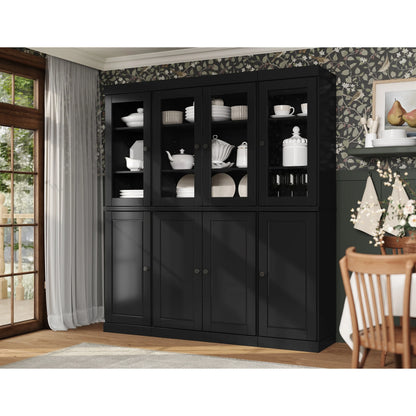 100% Solid Wood 65" Kitchen China Pantry Buffet by Palace Imports - 65" x 71.5"
