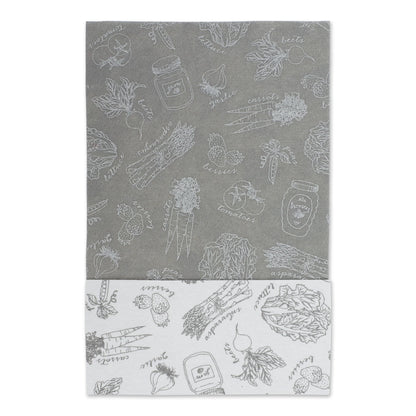 DII Nautical Blue Market Print Fridge Liner (Set of 6)