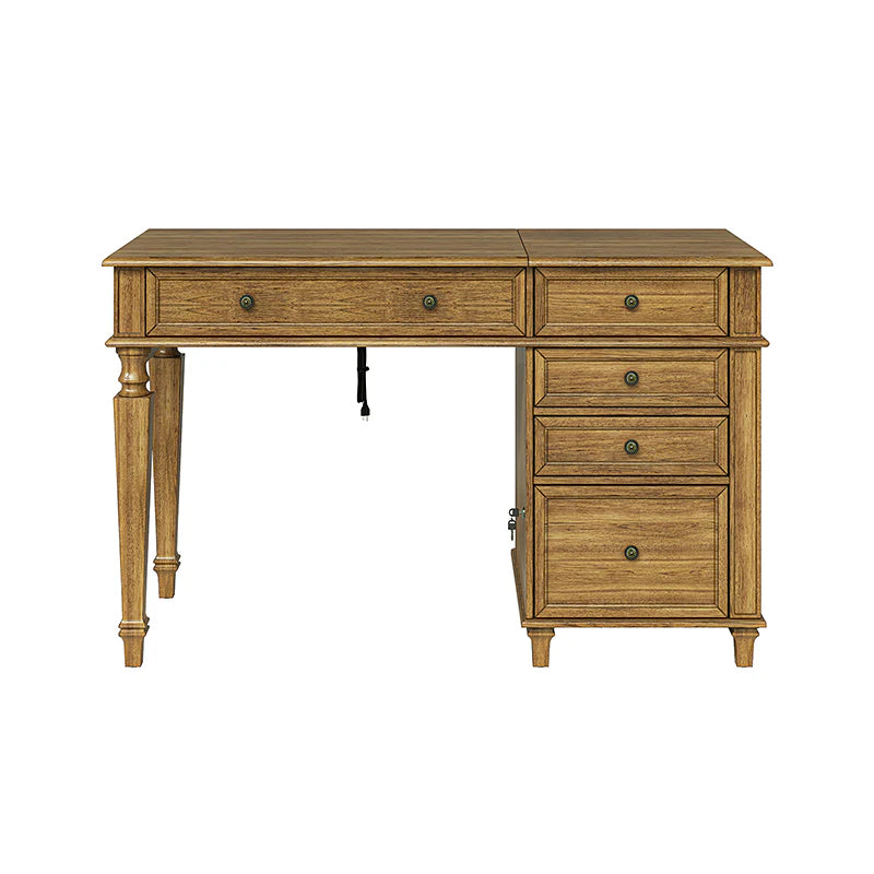 Christian 50" Farmhouse Desk with Lift Top and USB