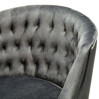 Penelope Velvet Tufted Office Chair