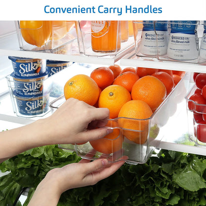 StorageBud Stackable Fridge Organizer Bins