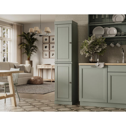 100% Solid Wood 16.5" Kitchen Pantry Cabinet with Doors by Palace Imports