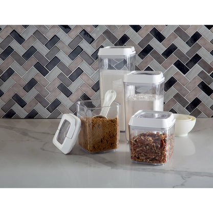 Kitchen Details .9L Airtight Stackable Container - 4.1"x 4.1"x 5.8"