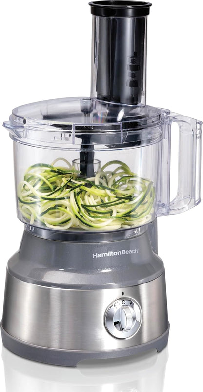 Hamilton Beach Food Processor & Vegetable Chopper for Slicing, Shredding, Mincing, and Puree