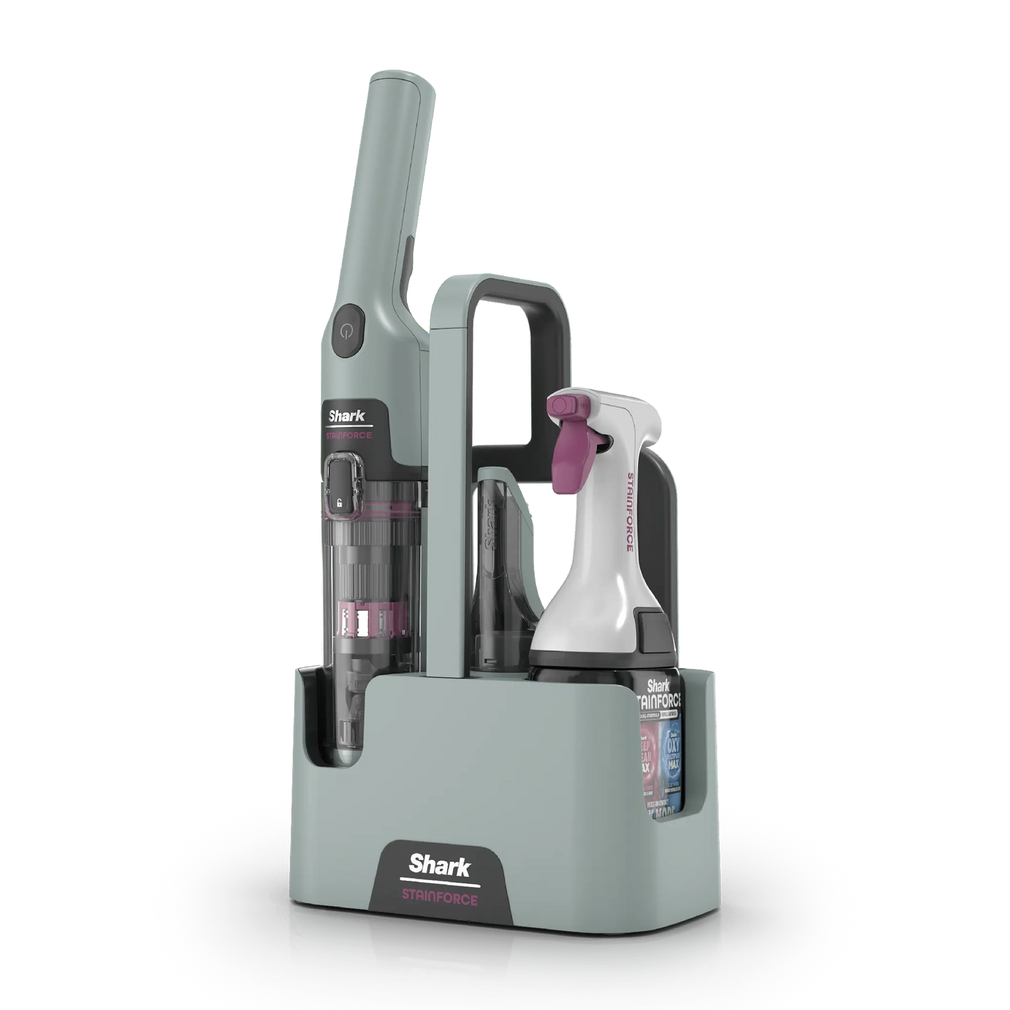 StainForce Handheld Spot & Stain Cleaner with Storage Caddy & Crevice Tool