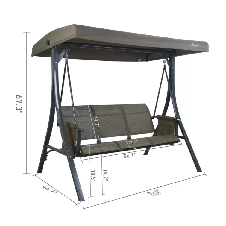 Otteridge Patio Porch Swing with Stand
