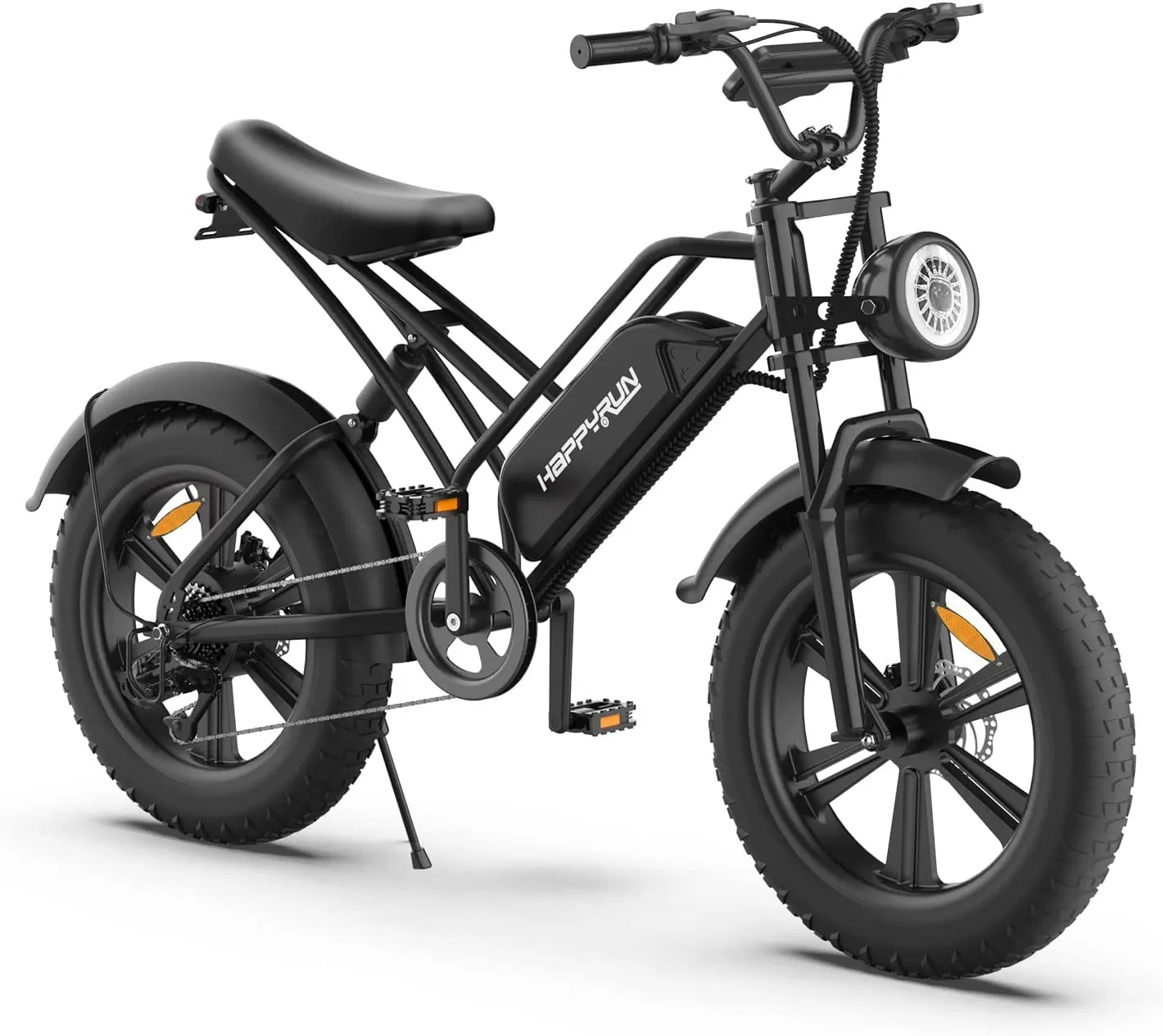 Electric Bike for Adults, Ebike 1500W/48V/18Ah, Tank 20" Fat Tire Electric Bicycles Up to 30MPH & 68 Miles with Removable Battery, Colorful Dispaly, Throttle & Pedal Assist, Shimano 7-Speed