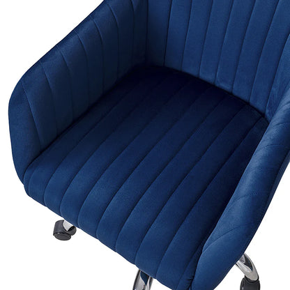 Theo Modern Velvet Task Chair with Tufted Back