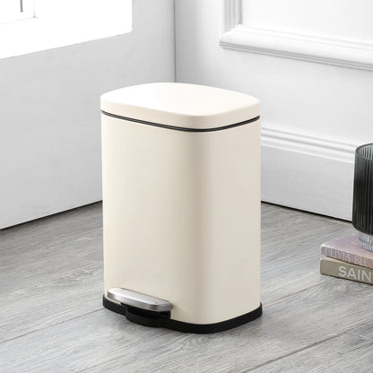 happimess 13-Gallon Trash Can with Soft-Close Lid and FREE Mini Trash Can