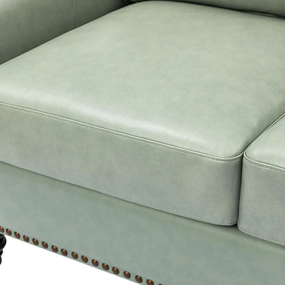 Christoph 84" Genuine Leather Sofa