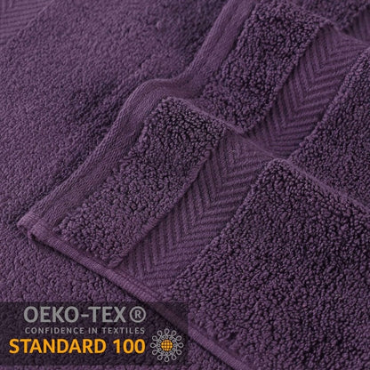 Superior Soft and Absorbent Zero Twist Cotton 6-piece Towel Set