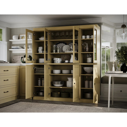 100% Solid Wood 65" Kitchen China Pantry Buffet by Palace Imports - 65" x 71.5"