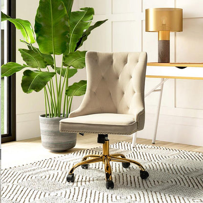 Adega Velvet Adjustable Office Chair