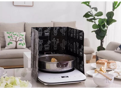 Aluminum Foldable Kitchen Gas Stove Baffle Plate