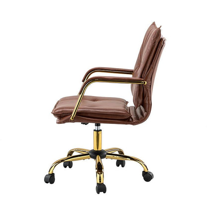 Michele Vegan Leather Task Accent Chair