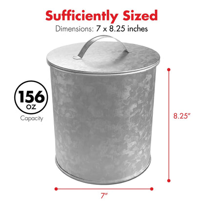 Amici Home 5AN862 Newport Food Storage Canister Extra Large - 156 oz