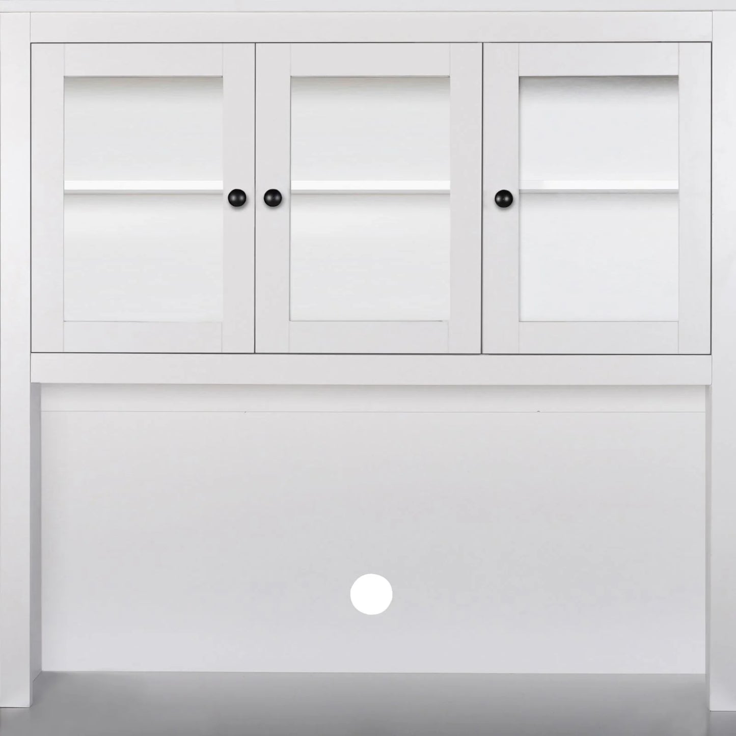 VEIKOUS Pantry Kitchen Cabinet Storage with Microwave Stand and 3 Adjustable Shelves