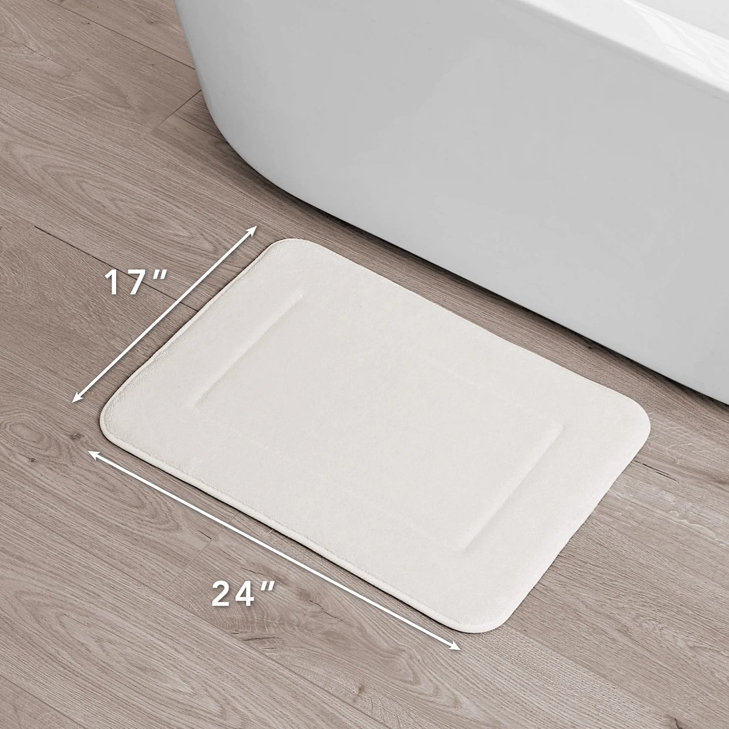 Oliver Brown Terry Memory Foam Bath Mat