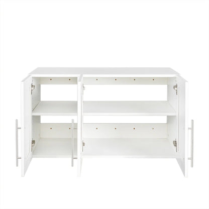 Stackable Wood Wall Mounted Storage Cabinet,White