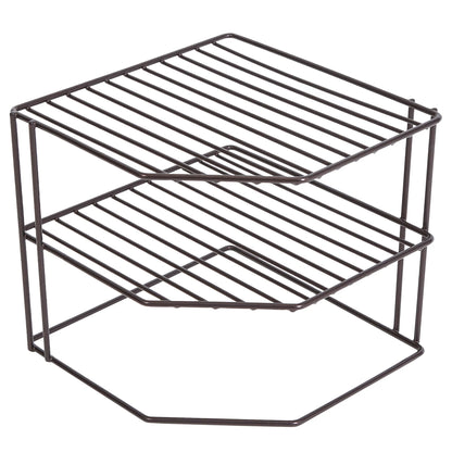 Smart Design 3-Tier Kitchen Corner Shelf Rack
