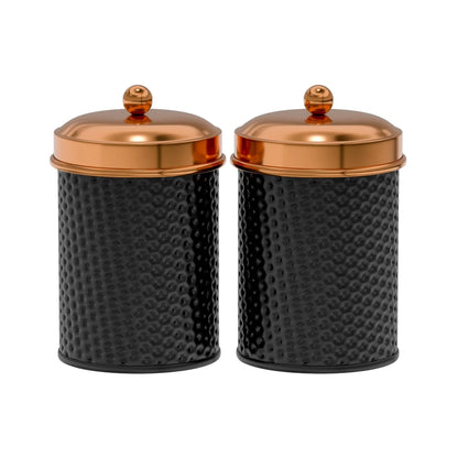 Amici Home Set of 2 Ashby Metal Canisters