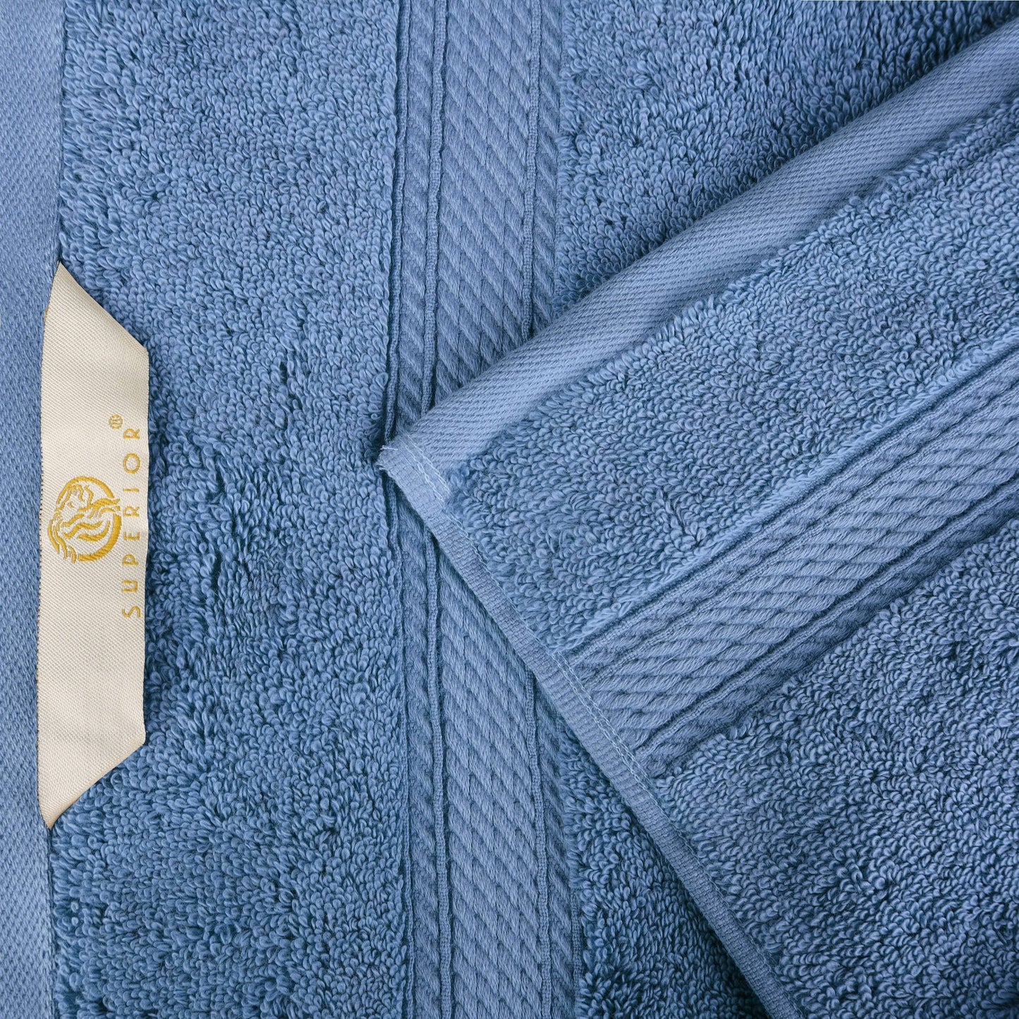 Superior Egyptian Cotton Pile Heavyweight Bath Towel Set of 4