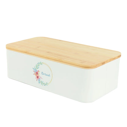 4 Piece Iron Canister and Bread Box Set - 4 Piece Set