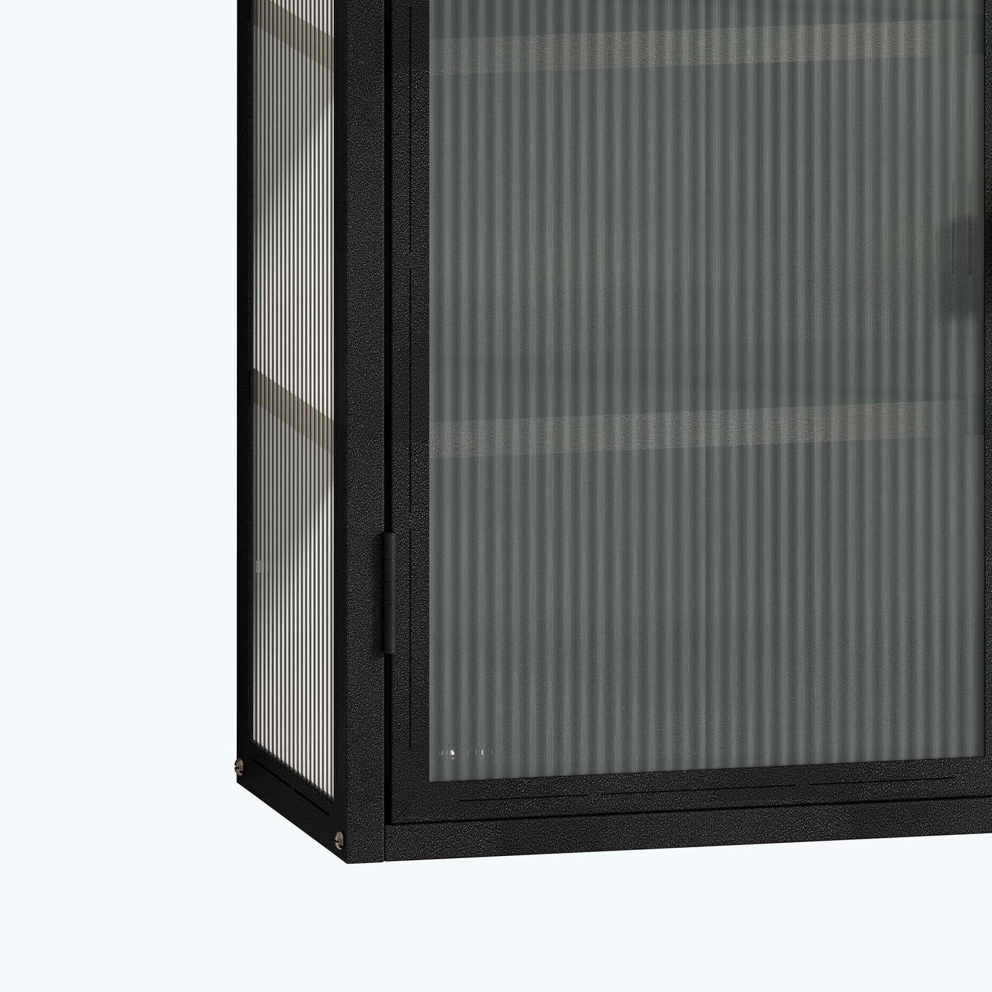 Retro Style Glass Door Wall Cabinet