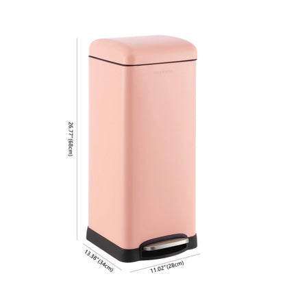 happimess Betty Retro 8-Gallon Step-Open Trash Can