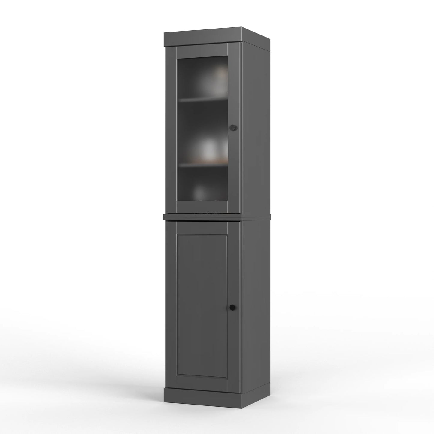 100% Solid Wood 16.5" Kitchen Pantry Cabinet with Doors by Palace Imports