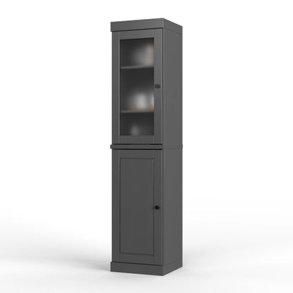 100% Solid Wood 16.5" Kitchen Pantry Cabinet with Doors by Palace Imports