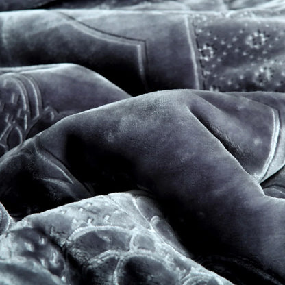 Fleece/ Sherpa Down Alternative 3-piece Comforter Set