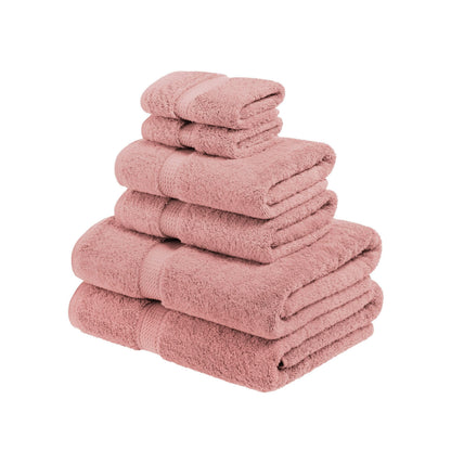 Superior Egyptian Cotton Pile Heavyweight 6-Piece Towel Set