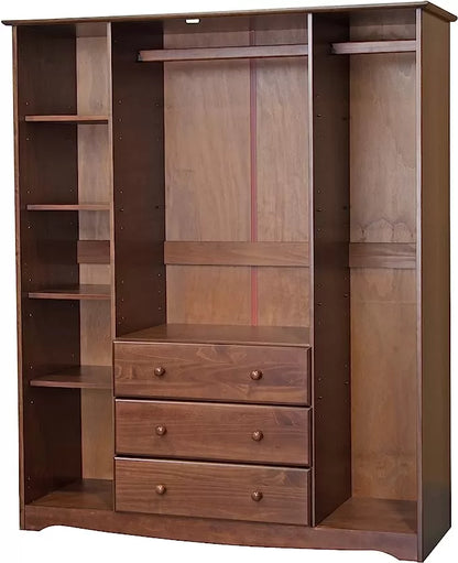 Sonoma 100% Solid Wood Family Wardrobe