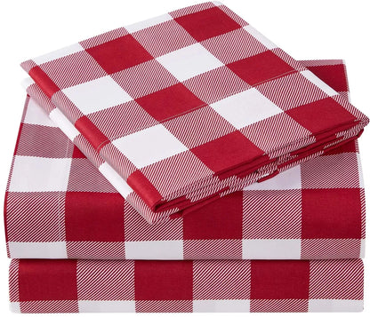 Brushed Microfiber Hypoallergenic 4 pcs Bedsheet Set