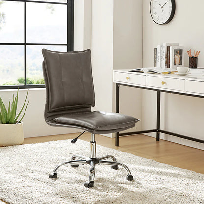 Edwin Leather Swivel Task Chair