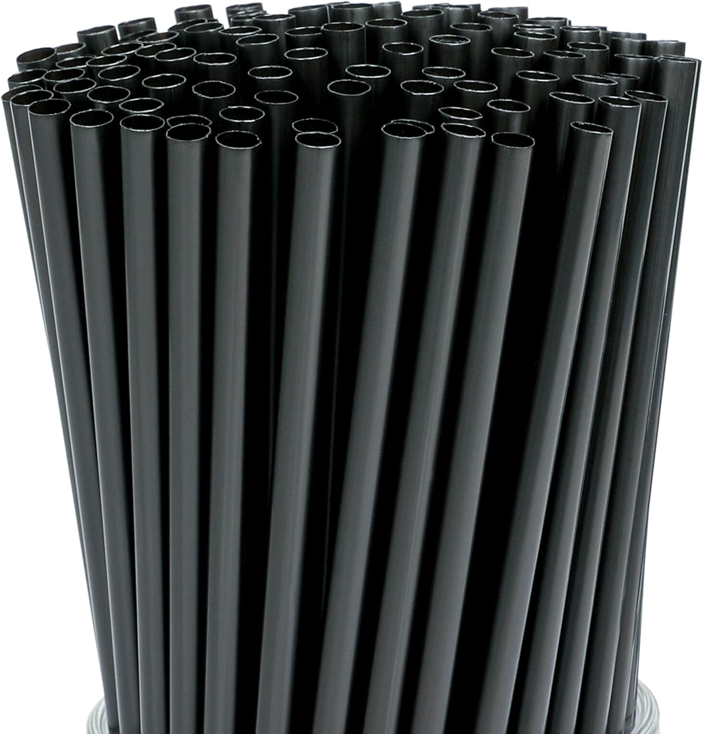 500 Pcs Colorful Disposable Drinking Plastic Straws.(0.23'' diameter and 8.26" long)-8 Colors